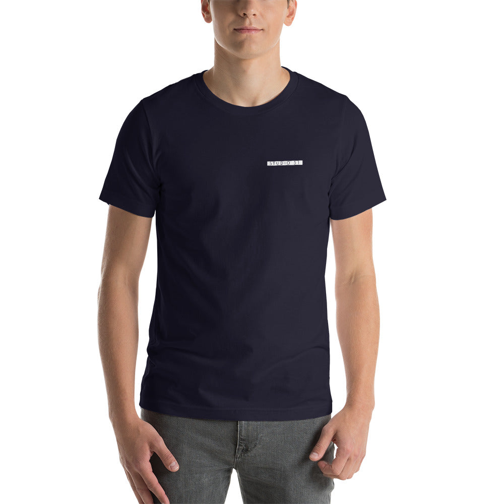 Maglietta unisex manica corta scritta sul cuore