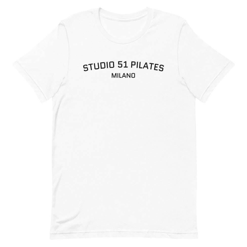 Maglietta unisex manica corta Studio 51 Pilates Milano