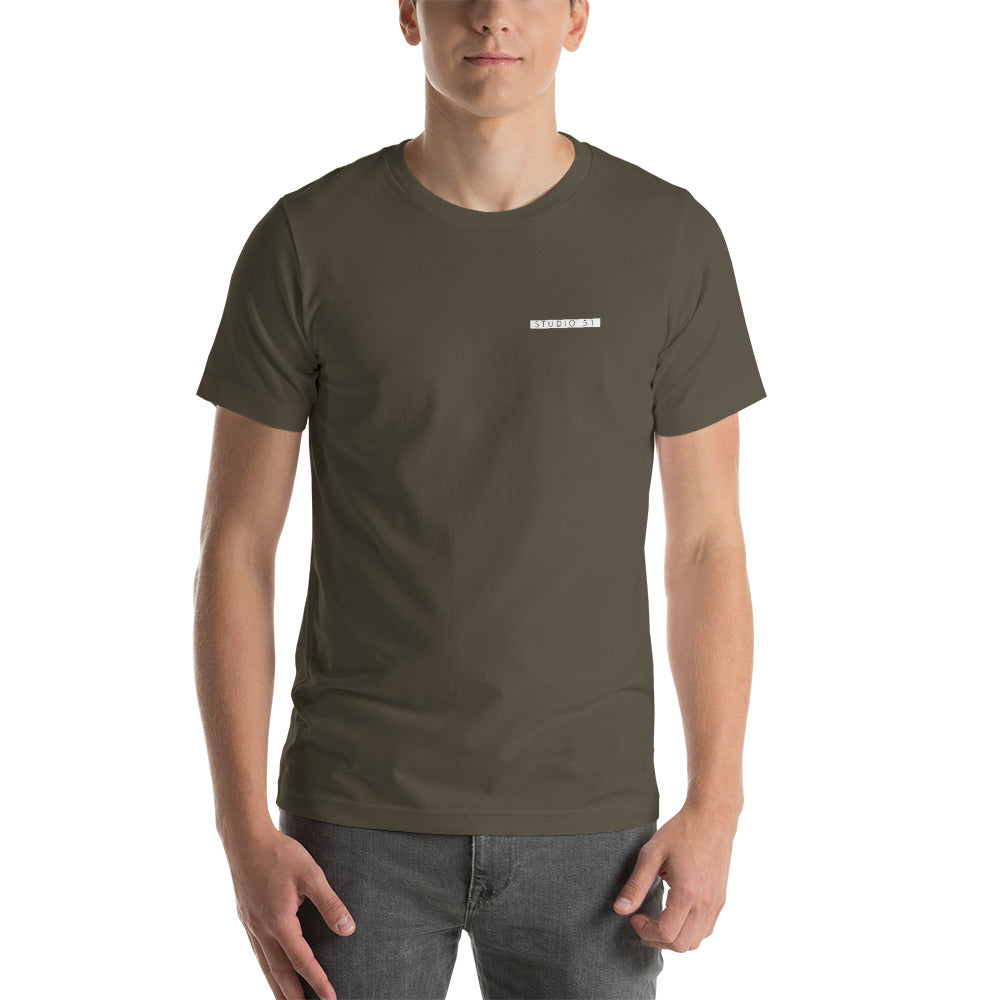 Maglietta unisex manica corta scritta sul cuore
